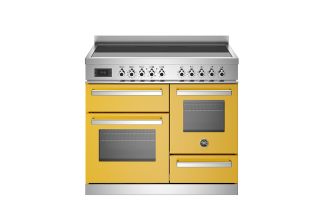 Bertazzoni PRO105I3EXT Professional 100cm Induction Top Electric Triple Oven Range Cooker - Yellow
