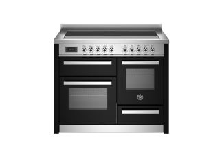 Bertazzoni PRO115I3EXT Professional 110cm Induction Top Electric Triple Oven Range Cooker - Black