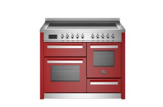 Bertazzoni PRO115I3EXT Professional 110cm Induction Top Electric Triple Oven Range Cooker - Red
