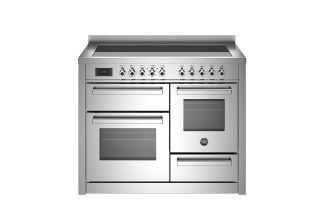 Bertazzoni PRO115I3EXT Professional 110cm Induction Top Electric Triple Oven Range Cooker - Stainless Steel
