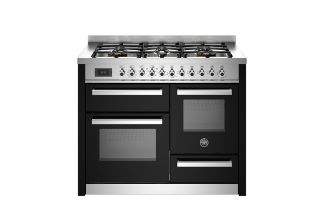 Bertazzoni PRO116L3EXT Professional 110cm 6-Burner Electric Triple Oven Range Cooker - Black