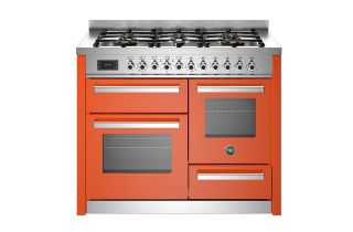 Bertazzoni PRO116L3EXT Professional 110cm 6-Burner Electric Triple Oven Range Cooker - Orange