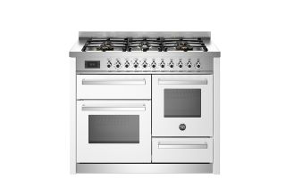 Bertazzoni PRO116L3EXT Professional 110cm 6-Burner Electric Triple Oven Range Cooker - White