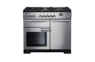 Rangemaster Professional Deluxe 100 Dual Fuel Range Cooker - Stainless Steel