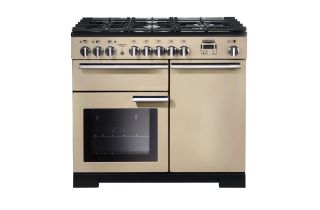 Rangemaster Professional Deluxe 110 Dual Fuel Range Cooker - Cream
