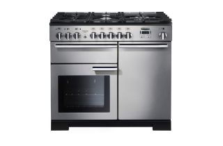 Rangemaster Professional Deluxe 110 Dual Fuel Range Cooker - Stainless Steel