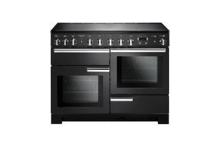 Rangemaster Professional Deluxe 110 Induction Range Cooker - Charcoal Black