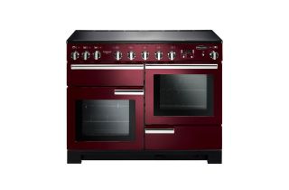 Rangemaster Professional Deluxe 110 Induction Range Cooker - Cranberry