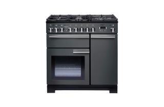 Rangemaster Professional Deluxe 90 Dual Fuel Range Cooker - Slate