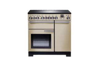 Rangemaster Professional Deluxe 90 Induction Range Cooker - Cream