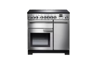 Rangemaster Professional Deluxe 90 Induction Range Cooker - Stainless Steel