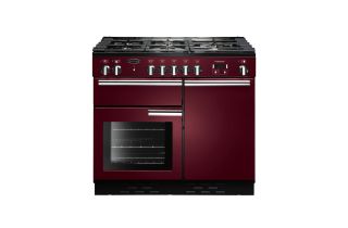 Rangemaster Professional+ 100 All Gas Range Cooker - Cranberry