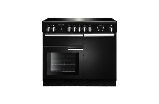 Rangemaster Professional+ 100 Ceramic Range Cooker - Black