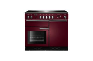 Rangemaster Professional+ 100 Ceramic Range Cooker - Cranberry