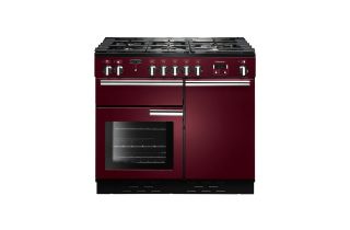 Rangemaster Professional+ 100 Dual Fuel Range Cooker - Cranberry