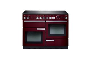 Rangemaster Professional+ 110 Ceramic Range Cooker - Cranberry