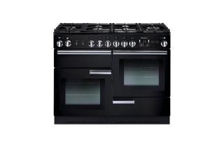 Rangemaster Professional+ 110 Dual Fuel Range Cooker - Black