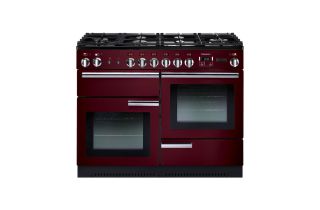 Rangemaster Professional+ 110 Dual Fuel Range Cooker - Cranberry
