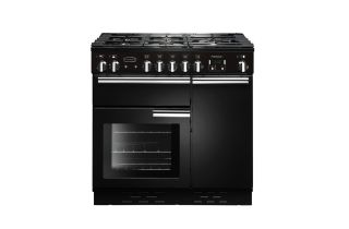 Rangemaster Professional+ 90 All Gas Range Cooker - Black