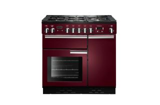 Rangemaster Professional+ 90 All Gas Range Cooker - Cranberry