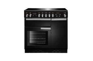Rangemaster Professional+ 90 Ceramic Range Cooker - Black