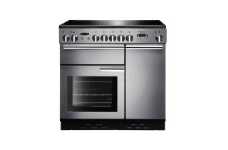 Rangemaster Professional+ 90 Ceramic Range Cooker - Stainless Steel