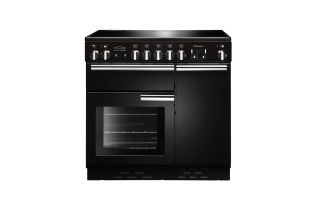 Rangemaster Professional+ 90 Induction Range Cooker - Black