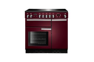 Rangemaster Professional+ 90 Induction Range Cooker - Cranberry