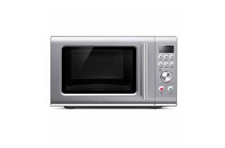 Sage SMO650SIL4GE the Compact Wave Soft Close Microwave - Stainless Steel