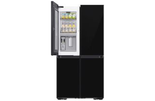 Samsung RF65DB970E22 Bespoke See Thru Door French Style Smart Fridge Freezer - Clean Black
