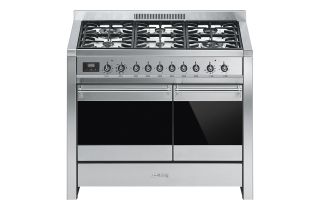 Smeg A2-81 100cm Opera Dual Fuel Range Cooker - Stainless Steel
