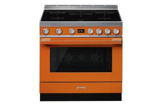 Smeg CPF9IPOR 90cm Portofino Electric Range Cooker - Orange