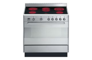 Smeg SUK91CMX9 90cm Concert Electric Range Cooker - Stainless Steel