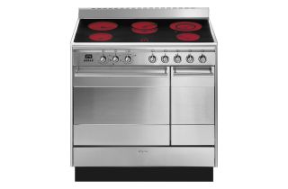 Smeg SUK92CMX9 90cm Concert Electric Range Cooker - Stainless Steel