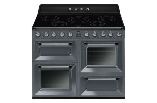 Smeg TR4110IGR2 110cm Victoria Electric Range Cooker - Slate Grey