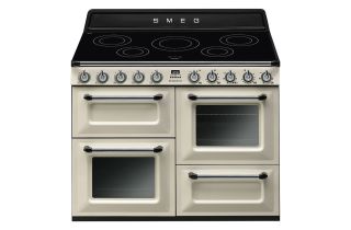 Smeg TR4110IP 110cm Victoria Electric Range Cooker - Cream