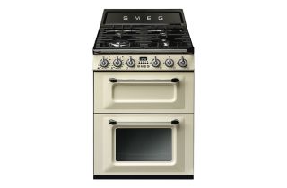 Smeg TR62P 60cm Victoria Dual Fuel Range Cooker - Cream
