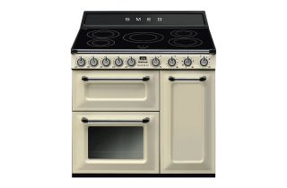 Smeg TR93IP 90cm Victoria Electric Range Cooker - Cream