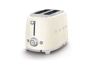 Smeg TSF01CRUK 50's Style Two Slice Toaster - Cream