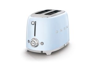 Smeg TSF01PBUK 50's Style Two Slice Toaster - Pastel Blue