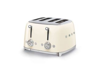 Smeg TSF03CRUK 50's Style Four Slice Toaster - Cream