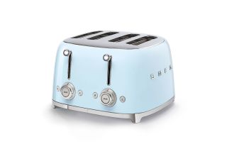 Smeg TSF03PBUK 50's Style Four Slice Toaster - Pastel Blue