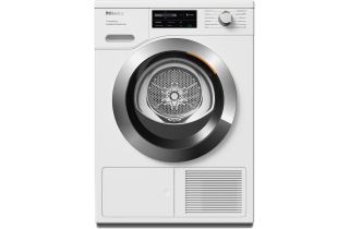 Miele TEL785WP Eco Speed & Steam 9kg Heat Pump Tumble Dryer - Lotus White