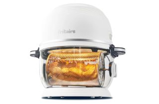 Fritaire Self-Cleaning Glass Bowl Air Fryer - White