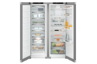Liebherr XRFsf 5220 Plus NoFrost Side-by-Side Fridge & Freezer Combination - Silver