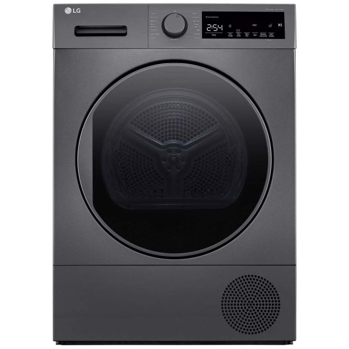 LG FDT208S 8kg Heat Pump Tumble Dryer - Dark Silver main product photo