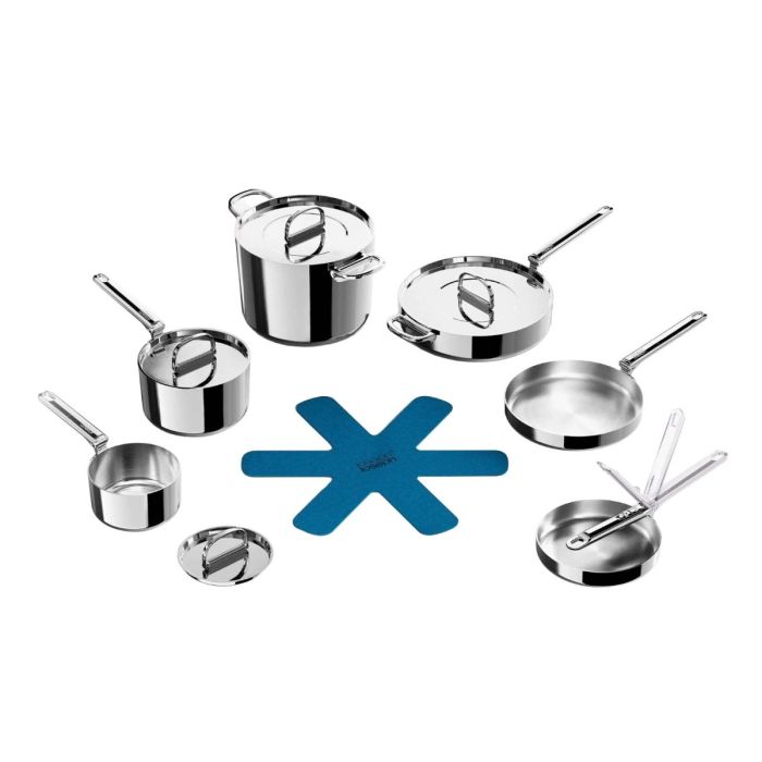 Joseph Joseph Space Steel Folding Handle 6-Piece Cookware Set main product photo