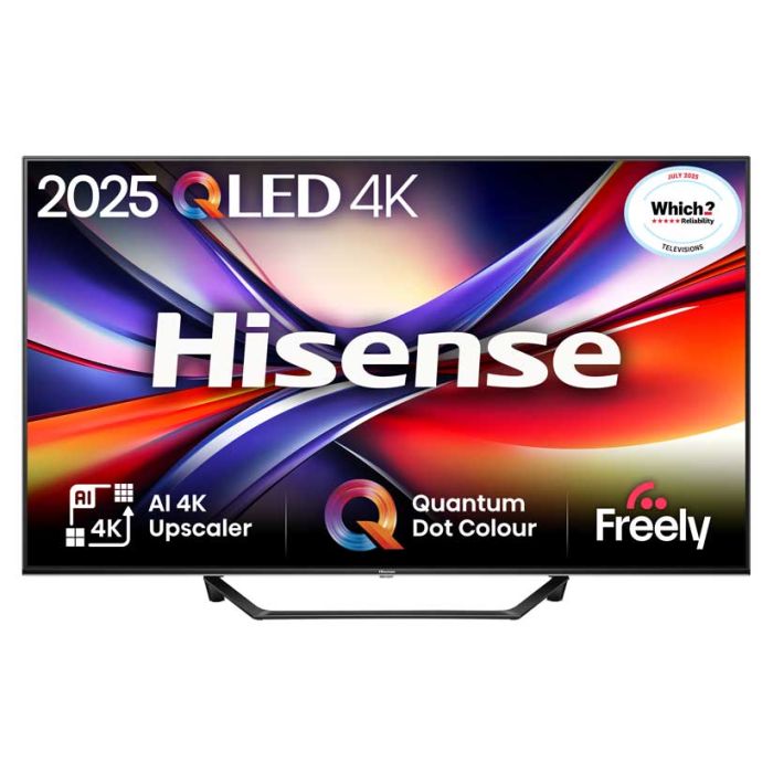 Hisense 50A7QTUK 50" 4K QLED Smart TV (2025) main product photo