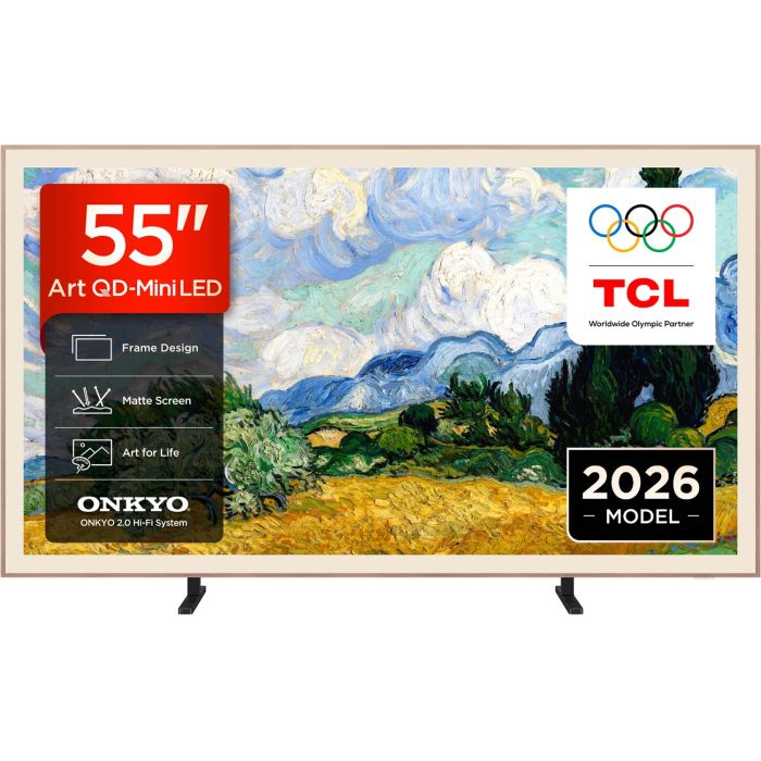 TCL 55A400PROUK 55" NXTVISION QD-Mini LED 4K Smart TV (2026) main product photo