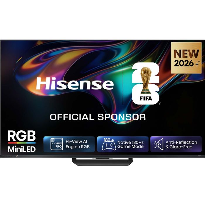 Hisense 55UR8STUK 55" 4K RGB Mini LED Smart TV (2026) main product photo